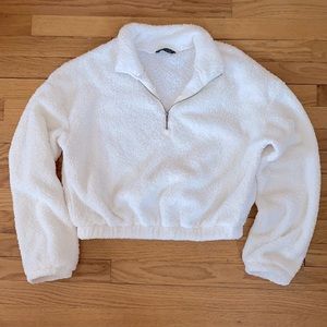 SHEIN Cozy White Sherpa